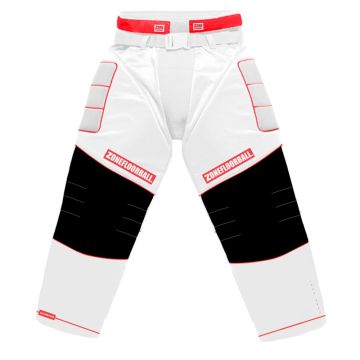 Zone Goaliehosen Monster 2-weiss/rot-XS