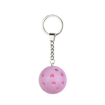 Schlüsselanhänger Unihockeyball-rosa