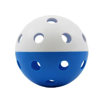 SuperEQ Unihockeyball-blau/weiss-Onesize
