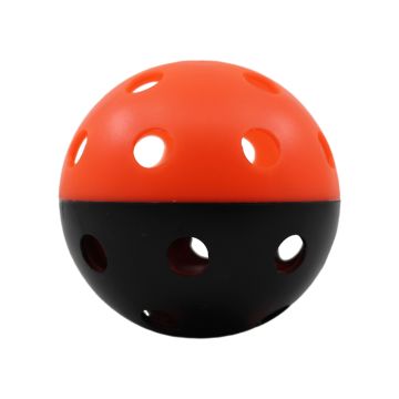 SuperEQ Unihockeyball-schwarz/orange-Onesize