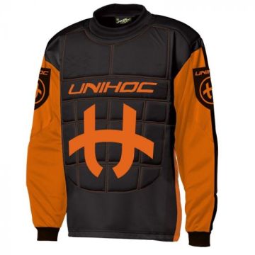 Unihoc Shield Goalipullover-schwarz/orange-S