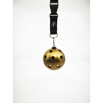 Unihockey Medaille Ball personalisierbar | Gold