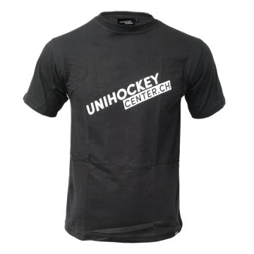 Unihockeycenter.ch T-Shirt schwarz-schwarz