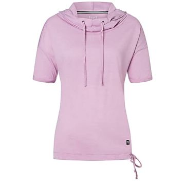 Super.Natural W Justshort Hoodie Mauve Mist