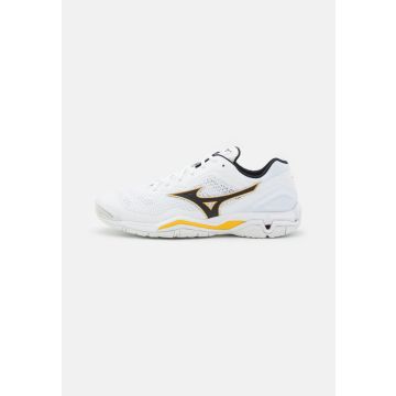 Mizuno Wave Stealth V -weiss/gelb-44.5