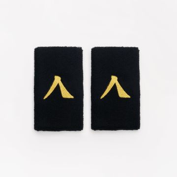 Wristband 12 schwarz/gold 