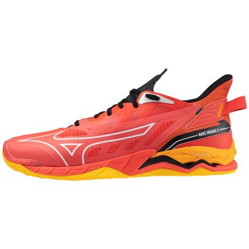 Mizuno-Mirage-5-Radiant-Red-White-Carbon-Hallenschuh